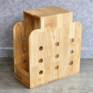 Soporte para PC de Madera de Caucho con Diseño Minimalista KCPU68018 - Product Image 5