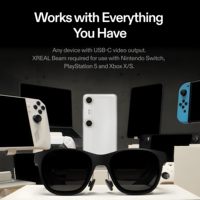 Lunettes XREAL Air 2 Pro AR 46 ° FOV 130 "120Hz HD Display True Colors Cinematic Sound All-Day Comfort Smart AR Glasses