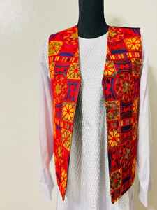 2025 Handmade High Quality Traditional Tribal <b>Embroidered</b> Men's <b>Waistcoat</b> Vintage Afghani Style Short Vests Outer Wear - Product Image 5