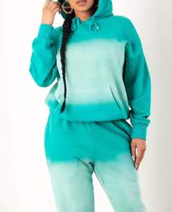 เสื้อฮู้ดแขนยาวขนแกะระบายอากาศสีพื้นมีฮู้ดสำหรับผู้หญิงดีไซน์ที่ดีที่สุดฤดูหนาว - Product Image 6