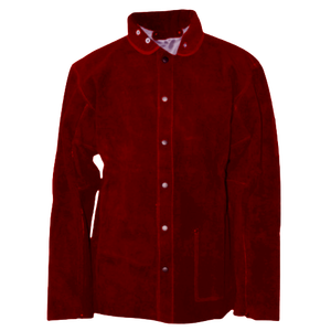 Chaqueta de Soldadura de Cuero Vacuno de Primera Calidad, Protección Industrial contra Vapores, Radiación y Calor, Resistente hasta 200°C, con Respirador - Product Image 5