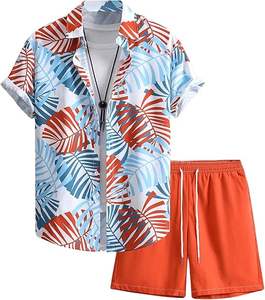 Conjunto Deportivo de Verano de Manga Corta para Hombre de Primera Calidad, Camiseta y Pantalones Cortos, Conjuntos Personalizados con Estampado para Hombre - Product Image 1