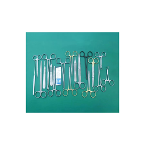 Brand New 17 PCS Stainless Steel Reusable <b>Veterinary</b> <b>Surgical</b> <b>Instruments</b> Neuter Spay Pack Gold Handle Basis <b>Surgical</b> Equipment - Product Image 6