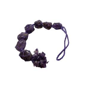 Colgador de pared caído piedra cristal amatista colgante de pared coche cristal curación piedra preciosa cristal chakra percha puerta - Product Image 6