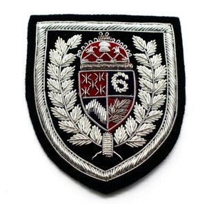 Premium Quality Customized Fashion Patches#9 New Design High Fashion Bullion Wire <b>Badges</b> Embroidered Techniques - Product Image 2