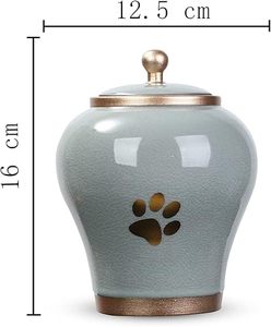 Handmade <b>Large</b> Adult Mosaic Aluminium Glass Cremation <b>Urn</b> Unique Funerals Supply With Individual Tiles Applied Burial - Product Image 5