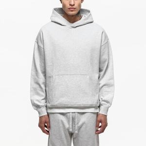 Custom Logo Men's Fleece Lined Fashionable Hoodie Heavy Weight Oversize Pullover Cotton Polyester Warm <b>Vintage</b> <b>Sweatshirt</b> - Product Image 3