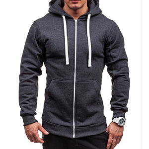 Vêtements d'hiver Fashion Casual Full Zip Us Hoodies Cotton Fleece Plain Hoodies Wholesale Top Quality Hoodies - Product Image 6