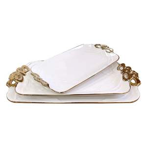 WITH <b>METAL</b> MABLE Customized Luxury Decorative Brass Lid <b>Edge</b> Canisters Luxury Marble Gold <b>Edge</b> Blocks Creative Design - Product Image 5