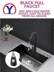 Household Stainless Steel Kitchen Sink Nano Handmade Sink Household Sink Basin Wash Basin