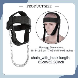 Arnés de Cuello Ajustable Unisex con Correa de Barbilla Antideslizante 100% Lana para Levantamiento de Pesas, Entrenamiento de Fuerza y Ejercicios en Casa - Product Image 6