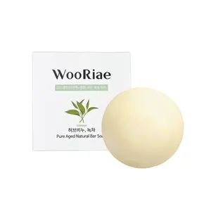 WooRiae Pure Aged Natural Herb Soap 3種類の天然低温熟成石鹸は、韓国で2人の偉大な職人を作りましたベスト