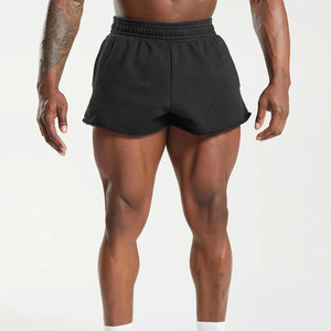Shorts de sport décontractés pour hommes 2026 – Tenue de gym respirante en polyester/coton avec cordon de serrage – Style urbain uni - Product Image 5