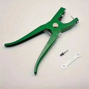 Pinza Aplicadora de Etiquetas para Orejas de Ganado, Pistola de Etiquetado para Ovejas, Cabras, Cerdos, Ganado Vacuno, Conejos, Marcador Veterinario, Pinza y Aguja - Product Image 1