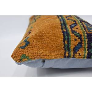 Multicolor Bohemian Wool Pillow 12x24 Inches Portable with Square Pattern Tufted Woven for <b>Bedding</b> Sofa Use for Christmas - Product Image 5