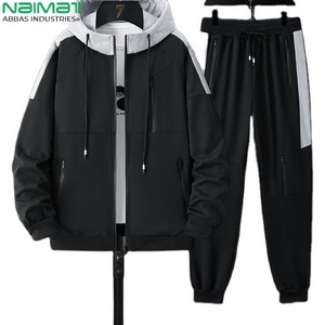 Conjunto de pantalones de chándal ligeros para hombre y Sudadera con capucha para uso activo Sudadera con capucha de alta calidad para hombres y mujeres - Product Image 1