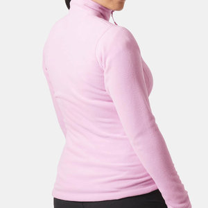 2025 nouveau hiver porter des vestes polaires pour femmes à manches longues avant fermeture éclair respirant Logo personnalisé casual Style polaire veste femmes - Product Image 4