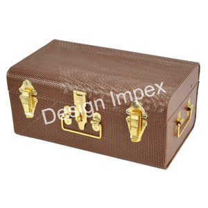 Customize Trunk Box Multipurpose storage Box <b>Suitcase</b> Hot Selling Eco Friendly Lightweight And Durable metal box Custom logo - Product Image 4