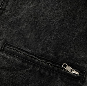 Veste de travailleur en denim vintage professionnelle personnalisée pour hommes toile de mécanicien d'hiver avec décoration brodée - Product Image 6