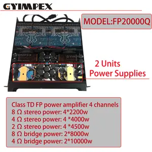 Gyimpex 2200W * 4CH כוח מגבר אוניברסלי מגברים