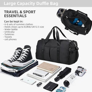 Mochila Impermeable Personalizada de Gran Capacidad (30-40L), Bolsa de Viaje, Deporte, Fitness, con Correa de Hombro y Asa de Mano, Sublimable - Product Image 5