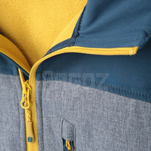 แจ็คเก็ตซอฟต์เชลล์ผู้ชายแบบมีฮู้ดสั่งตัดพิเศษ ไซส์ใหญ่ ขายดี พร้อมโลโก้ด้านหน้า คุณภาพสูง ดีไซน์ล่าสุด ราคาถูก - Product Image 6