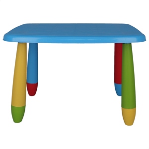 WELL HOME Mesa auxiliar rectangular de plástico azul para niños 73x58x48 cm - Product Image 4