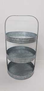 Support à gâteau en aluminium, forme ronde, durable, élégant, support à étages pour la présentation de desserts, support de service pour la pâtisserie et les fêtes - Product Image 6