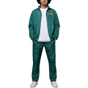 Stylish Men Windbreaker <b>Tracksuit</b> Athletic Jacket And Breathable Pants Comfortable Activewear Set Perfect For Running Set - Product Image 1