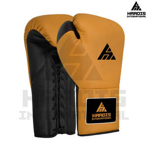 ถุงมือหนังแท้สำหรับฝึกชกมวยถุงมือชกมวยสำหรับมืออาชีพถุงมือหนังแท้ดีไซน์ออกแบบได้ตามต้องการ - Product Image 3