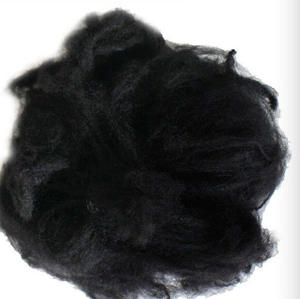 Fibra Discontinua de Poliéster Negra Reciclada de Alta Calidad para Relleno de Almohadas y Sofás, Mejor Precio _ Sra. Min - Product Image 1