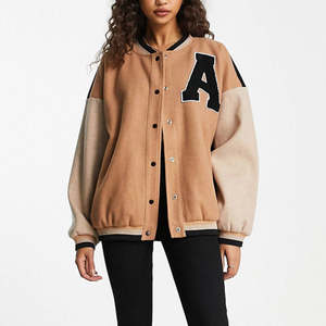 เสื้อแจ็กเก็ตทีม2025สำหรับสตรีแขนยาวเสื้อแจ็กเก็ตทีมโรงเรียนสีตามสั่งสำหรับฤดูหนาว - Product Image 1