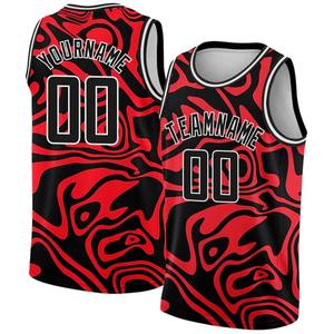 Camisetas de Baloncesto con Nombre Personalizado y Degradado de Grafiti para Hombre, Camiseta Deportiva Retro sin Mangas con Estampado 3D para Verano - Product Image 2