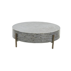 Elegante mesa de centro de nácar para decoración del hogar de lujo muebles de sala de estar mesa de centro MOP - Product Image 6