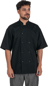 ชุดยูนิฟอร์มเชฟแบบยาวสำหรับร้านอาหาร โรงแรม ครัว พร้อมโลโก้สั่งทำพิเศษ สวมใส่สบาย - Product Image 4