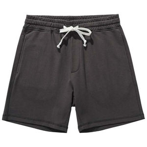 กางเกงขาสั้นวิ่งออกกำลังกายแฟชั่นสำหรับผู้ชายกางเกงขาสั้นซับเหงื่อสำหรับผู้ชายผ้าฝ้าย100% เชือกผูกขายส่ง - Product Image 2