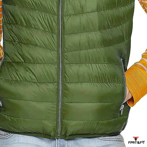 Gilet matelassé réversible pour homme, conçu sur mesure, formel, printemps, extérieur, imperméable, respirant, coupe-vent, chaud, 100% polyester, anti-UV - Product Image 6