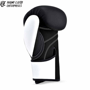Gants de boxe personnalisés en gros, équipement de sécurité professionnel, 8oz 10oz 12oz 14oz 16oz, gants d'entraînement en cuir PU - Product Image 6