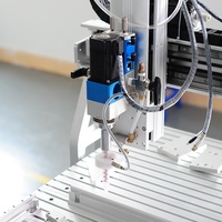 3 ejes AB dos componentes de resina epoxi de silicona líquida pu dispensador automático de pegamento dispensador de mezcla máquina de llenado de macetas robot