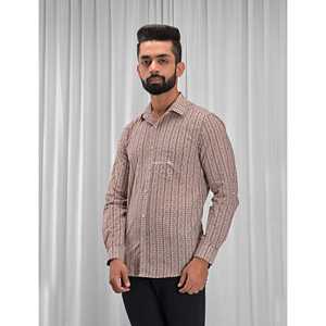 Chemise pour homme, 100% coton, imprimée avec des motifs floraux à pois, décontractée, manches longues, options de tissu popeline Oxford, fabrication ODM/OEM - Product Image 5