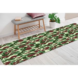 Tapis à motifs abstraits, Tapis imprimé, Tapis vert, Décoration moderne, Tapis gobelin - Product Image 4