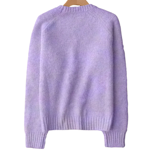 Pull sans manches en mohair doux pour femme, col rond, coupe ample, chaud, décontracté, léger, moelleux, anti-boulochage, hiver - Product Image 2