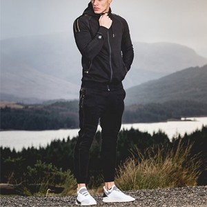 Insolite nouvelle tendance hommes 100% coton 450Gsm survêtement haute qualité sweats à capuche et survêtements ensemble deux pièces - Product Image 2