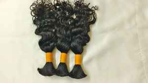 Extensiones de Cabello Humano Indio 100% Sin Procesar, de Alta Calidad, Remy Natural, Ondulado, de Una Sola Capa, Tejido a Máquina, Doble Trama, Negro Natural - Product Image 3