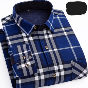 Chemises à manches longues à carreaux Coupe régulière Tendance Haute qualité Chemises en coton pour hommes Chemises boutonnées pour hommes Chemise décontractée - Product Image 2