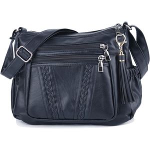 Bolso de Hombro de Piel Sintética para Mujer, Acabado Suave, Múltiples Compartimentos, Ideal para Viajes - Product Image 4