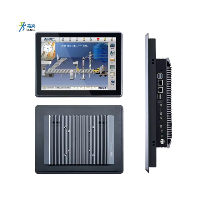 Industrial Panel Pc 24 Inch Lcd Panel All in One Fanless Pc All in One Touch Screenindustrial Monitor