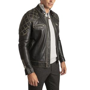 Veste en cuir pour homme tendance 2026, taille adulte, motif uni, disponible à prix raisonnable, veste pour homme 2026 - Product Image 4