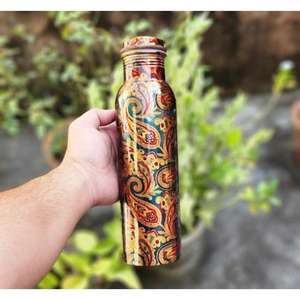 Portable <b>Copper</b> <b>Bottles</b> for Purified Water & Designed for People who Value Healthy Choices and Eco-friendly Alternative - Product Image 1