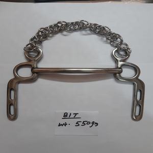 Fuerte Caballo Fabricante India Kanpur's Venta en línea Caballo ecuestre Bit Pessoa Incluyendo cuero Anillo suelto Snaffles Gags - Product Image 4